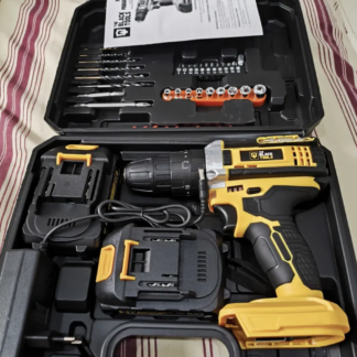 Parafusadeira Impacto Profissional com Kit Completo